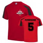 Rio Ferdinand Man Utd Sports Training Jersey (Red)