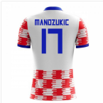 2023-2024 Croatia Home Concept Shirt (Mandzukic 17) - Kids