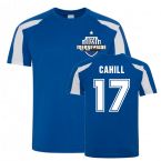 Tim Cahill Everton Sports Training Jersey (Blue-White)