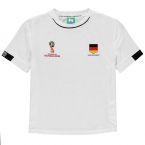 Germany FIFA World Cup 2018 Poly T Shirt (White) - Kids