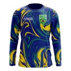 Brazil 2018-2019 Long Sleeve Away Concept Shirt