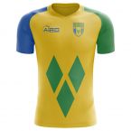 2025-2026 St Vincent and Grenadines Home Concept Football Shirt - Adult Long Sleeve