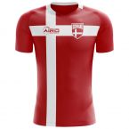 2025-2026 Denmark Flag Concept Football Shirt - Adult Long Sleeve