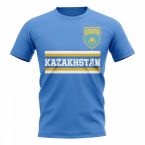 Kazakhstan Core Football Country T-Shirt (Blue)