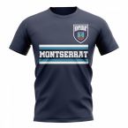 Montserrat Core Football Country T-Shirt (Navy)