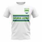 Sierra Leone Core Football Country T-Shirt (White)