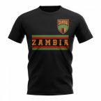 Zambia Core Football Country T-Shirt (Black)