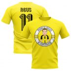 Marco Reus Borussia Dortmund Illustration T-Shirt (Yellow)