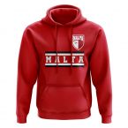 Malta Core Football Country Hoody (Red)