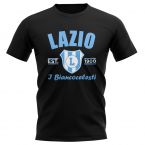 Lazio Established Football T-Shirt (Black)