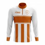 Cyprus Concept Football Half Zip Midlayer Top (White-Orange)