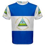 Nicaragua Flag Sublimated Sports Jersey