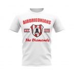 Airdrieonians Established Football T-Shirt (White)