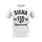 Siena Established Football T-Shirt (White)