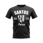 Santos Established Football T-Shirt (Black)