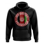 Afghanistan Football Badge Hoodie (Black)