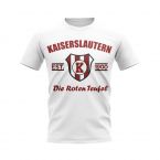Kaiserslautern Established Football T-Shirt (White)
