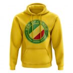 Congo Republic Football Badge Hoodie (Yellow)