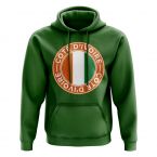 C te d Ivoire Football Badge Hoodie (Green)