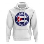 Cuba Football Badge Hoodie (White)