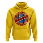 Dr Congo Football Badge Hoodie (Yellow)