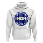 Honduras Football Badge Hoodie (White)