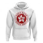 Hong Kong Football Badge Hoodie (White)