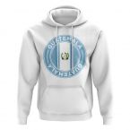 Guatemala Football Badge Hoodie (White)