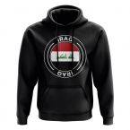Iraq Football Badge Hoodie (Black)