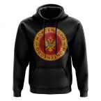 Montenegro Football Badge Hoodie (Black)