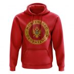 Montenegro Football Badge Hoodie (Red)