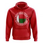 Madagascar Football Badge Hoodie (Red)