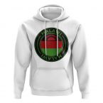 Malawi Football Badge Hoodie (White)