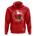 Oman Football Badge Hoodie (Red)