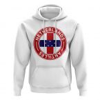 Netherlands Antilles Football Badge Hoodie (White)