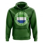 Sierra Leone Football Badge Hoodie (Green)