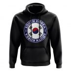 South Korea Football Badge Hoodie (Black)