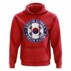 South Korea Football Badge Hoodie (Red)