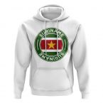 Suriname Football Badge Hoodie (White)