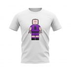 Gabriel Batistuta Fiorentina Brick Footballer T-Shirt (White)