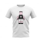 Alessandro Del Piero Juventus Brick Footballer T-Shirt (White)