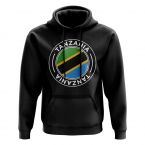 Tanzania Football Badge Hoodie (Black)