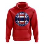 Thailand Football Badge Hoodie (Red)