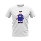 Gianfranco Zola Chelsea Brick Footballer T-Shirt (White)