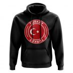 Turkey Football Badge Hoodie (Black)