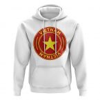 Vietnam Football Badge Hoodie (White)