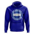 Nicaragua Football Badge Hoodie (Royal)