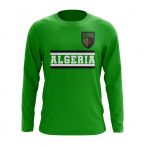 Algeria Core Football Country Long Sleeve T-Shirt (Green)