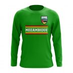 Mozambique Core Football Country Long Sleeve T-Shirt (Green)