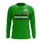 South Africa Core Football Country Long Sleeve T-Shirt (Green)